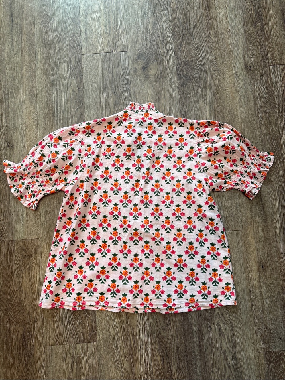 THML Floral Short Sleeve Button Up - Picture 2 of 4
